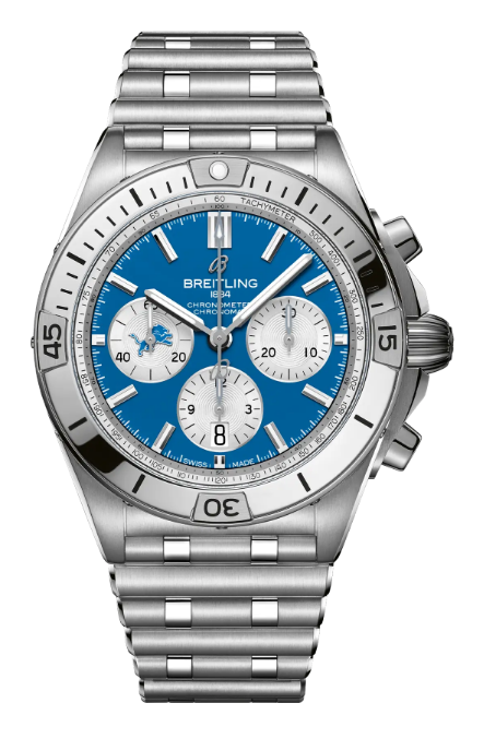 Breitling CHRONOMAT B01 42 NFL DETROIT LIONS EDITION Replica Watch AB01342B1CCA1